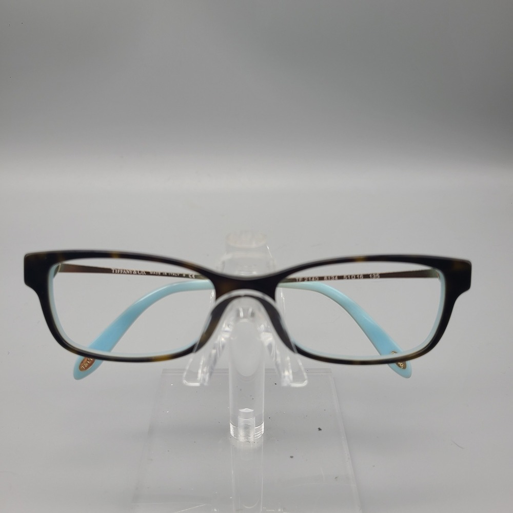 Tiffany & Co TF 2140 8134 Tortoise Shell Tiffany Blue Gold Eyeglasses Frames